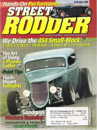 STREET RODDER 2004 JAN - BILL MITCHELL's WILD ROD, HOW TO AGE FIBERGLASS